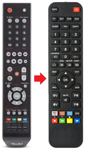 Telecomando adatto per - , diavolo